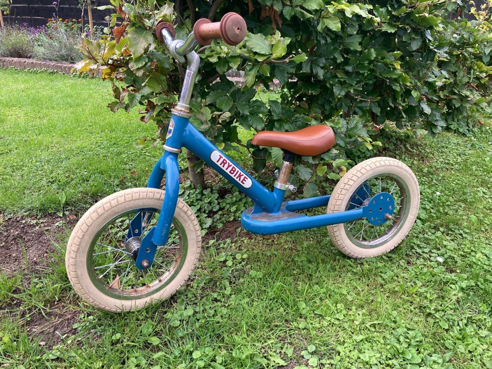 Blauwe trybike - twee of drie wielen, Fietsen en Brommers, Ophalen, Gebruikt, Minder dan 16 inch
