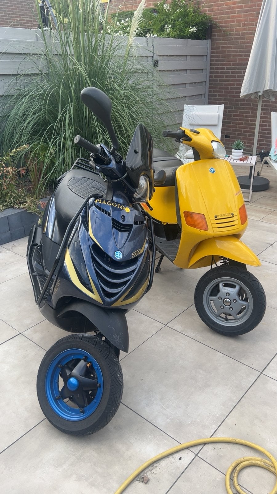 Piaggio Zip Fastrider - 70cc mhr op brom, Gebruikt, Overige modellen, Maximaal 45 km/u, Ophalen of Verzenden