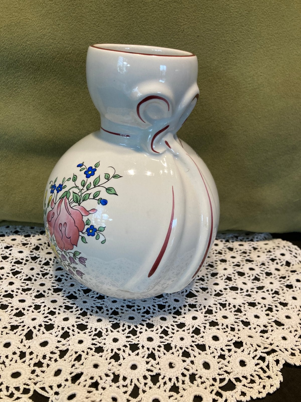 Vintage vaasje Luneville France (100226), Ophalen of Verzenden, Gebruikt, Overige materialen