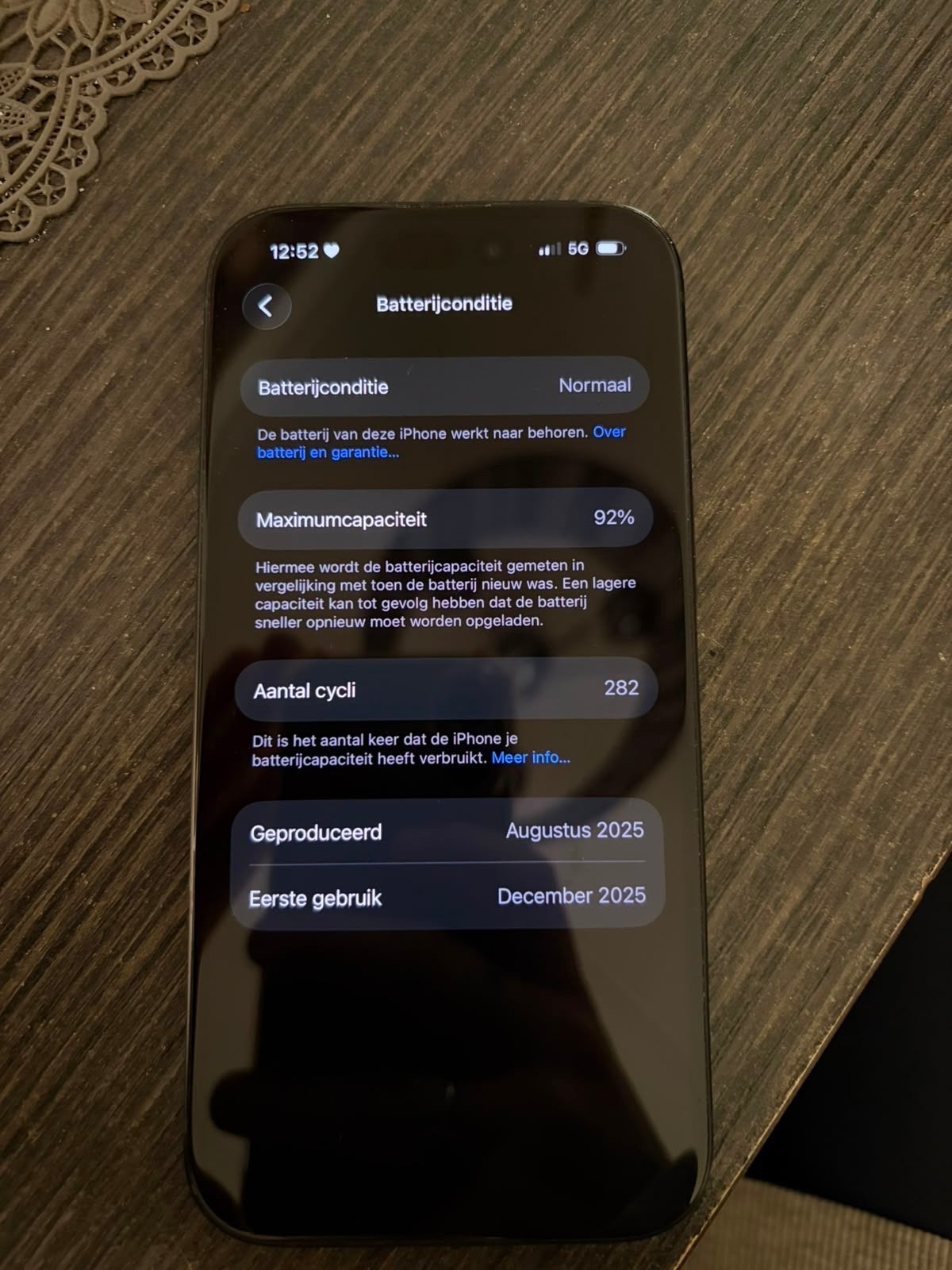 iPhone 15 (92% batterijconditie), IPhone 15, Zwart, Zonder simlock, Zonder abonnement