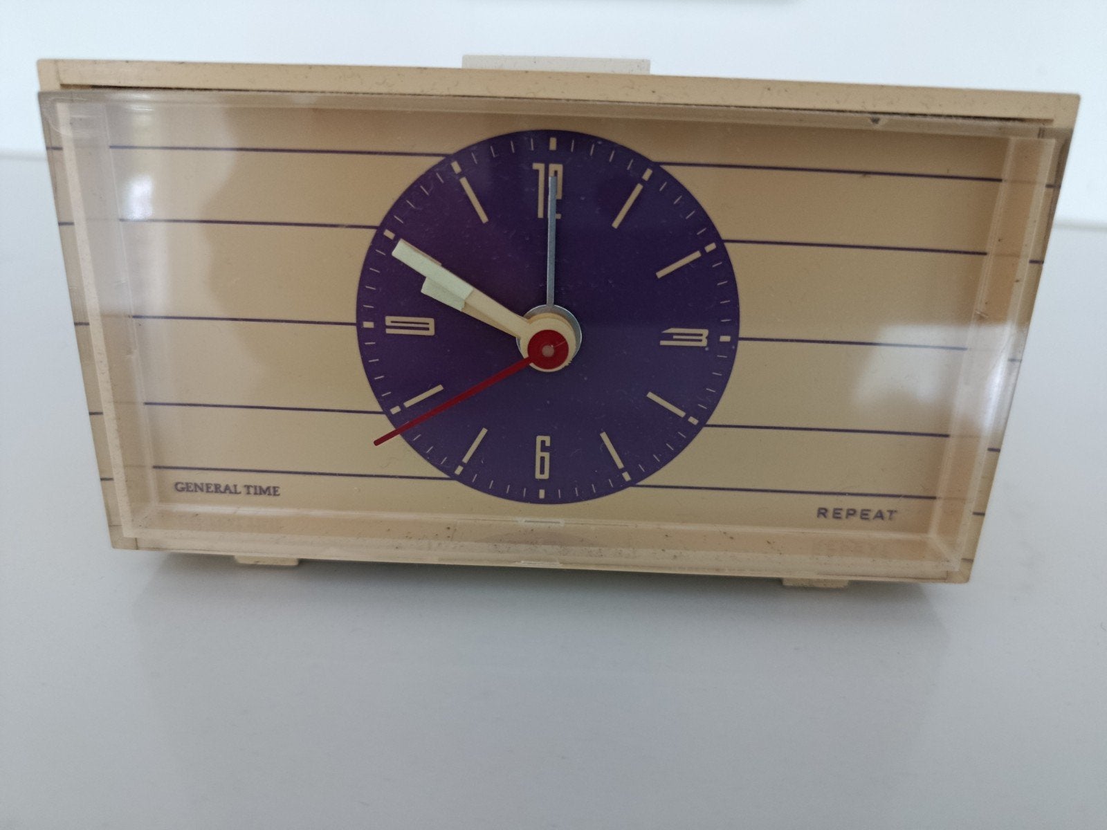 Vintage General Time wekker - Retro design, Ophalen of Verzenden
