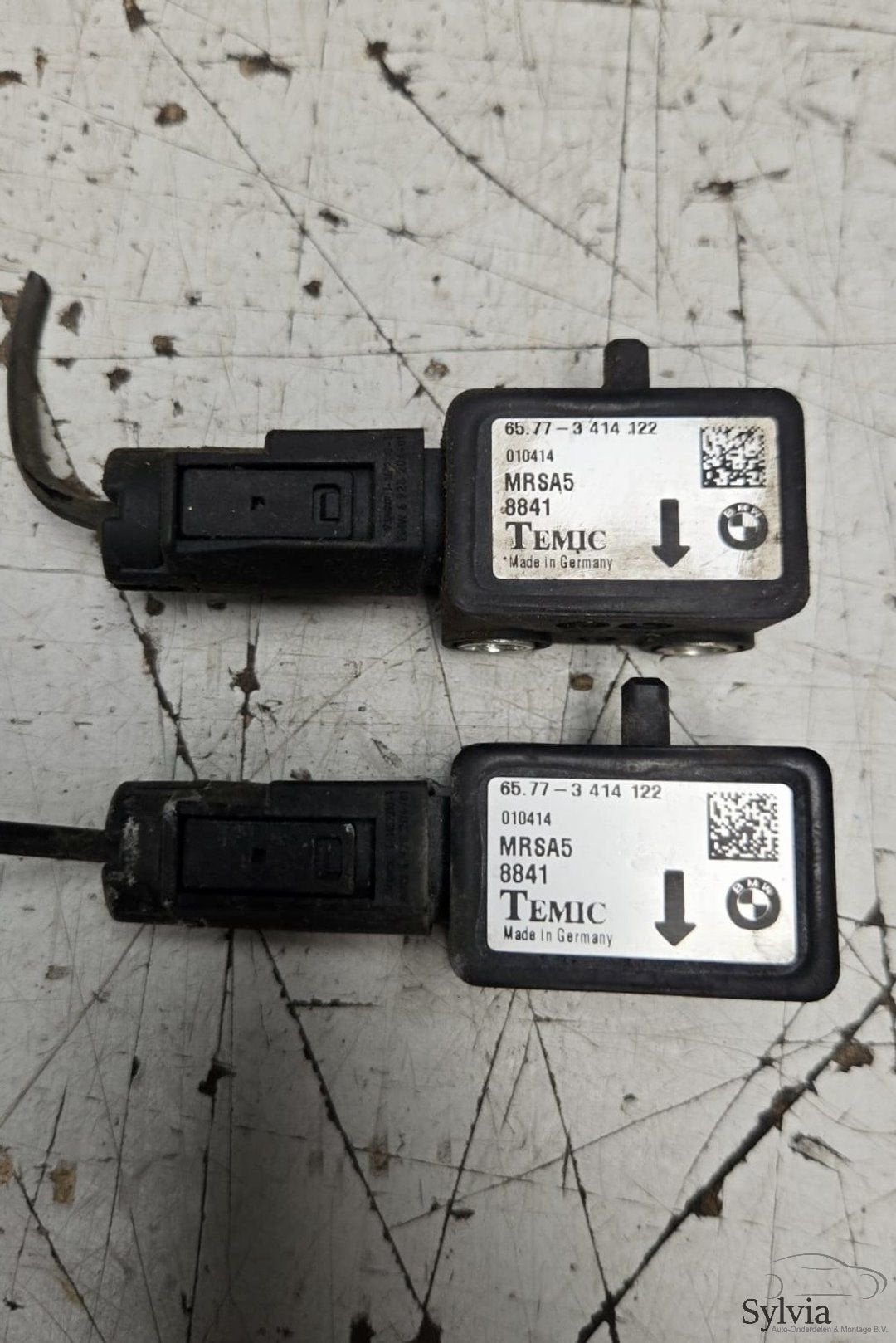 Crash impact sensor set BMW X3 serie E83 65773414122 3414122, Gebruikt, -, -, Ophalen of Verzenden