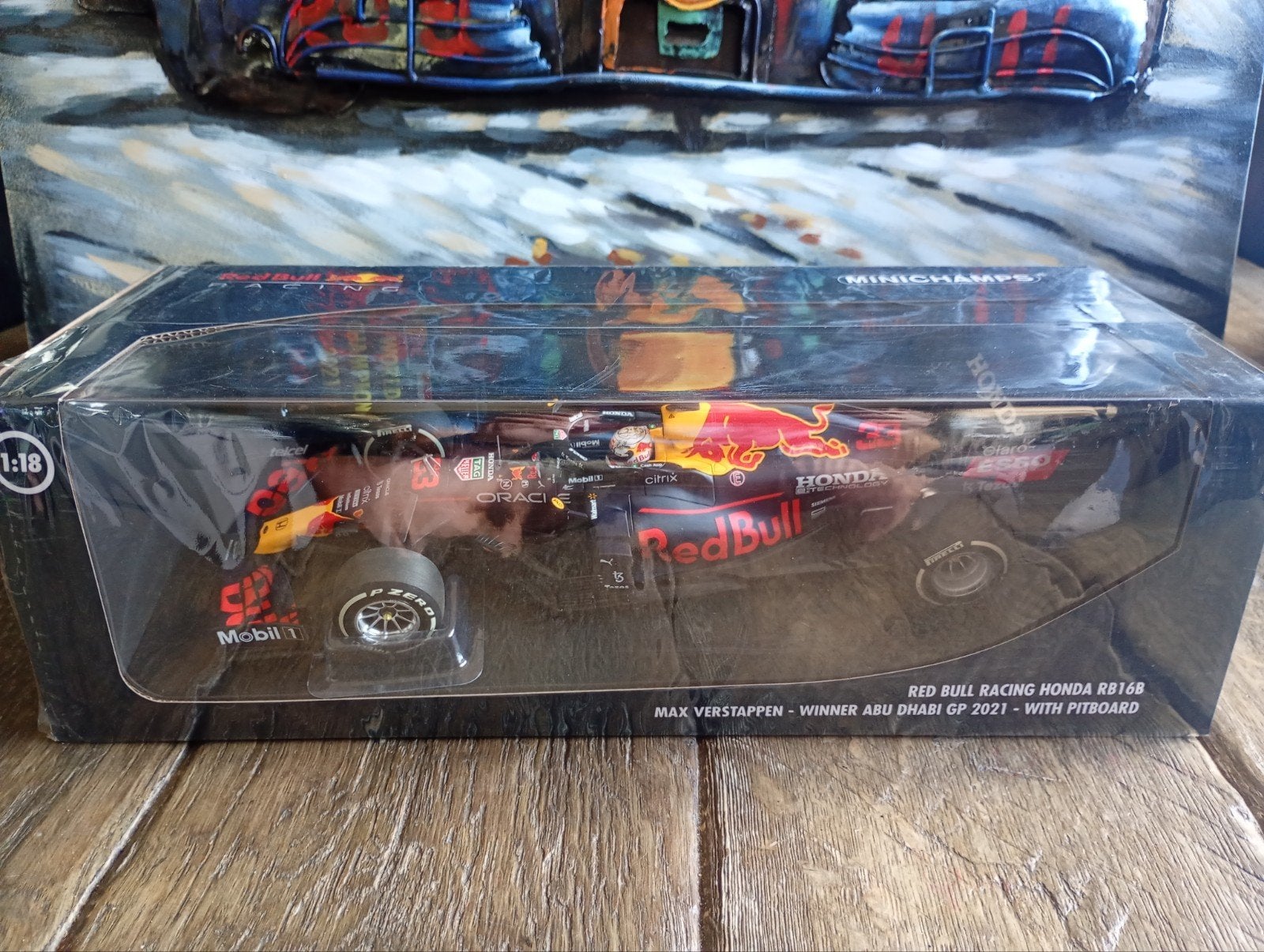 Minichamps Max Verstappen 2021 kampioensauto, Ophalen of Verzenden, Nieuw, MiniChamps