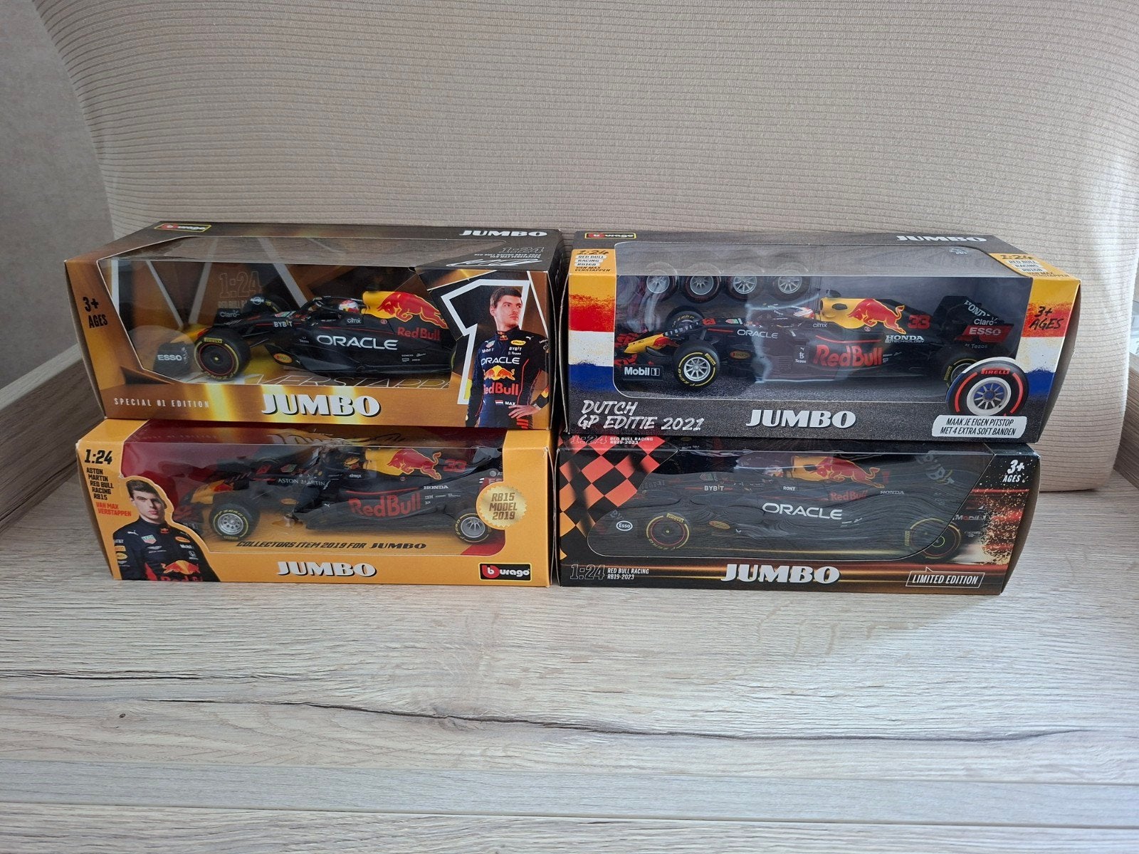 max verstappen miniatuur ( jumbo) redbull racing, Ophalen of Verzenden, Nieuw, Auto, Overige merken