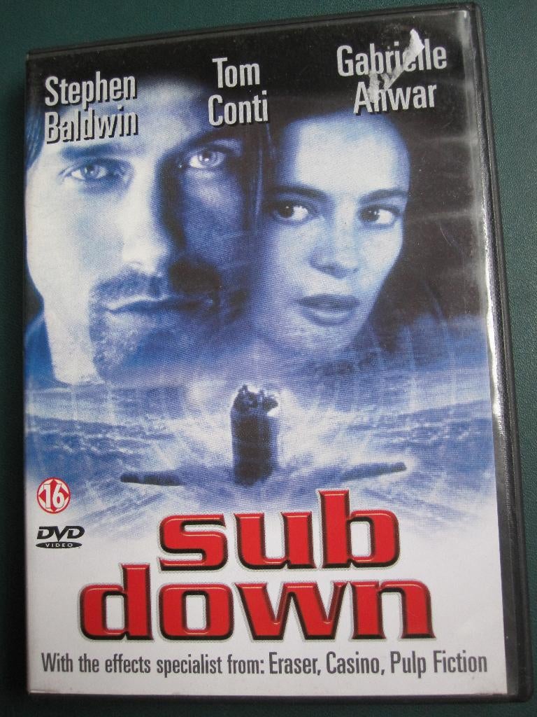 Sub Down (1997), Cd's en Dvd's, Dvd's | Thrillers en Misdaad, Zo goed als nieuw, Actiethriller, Vanaf 16 jaar, Ophalen of Verzenden