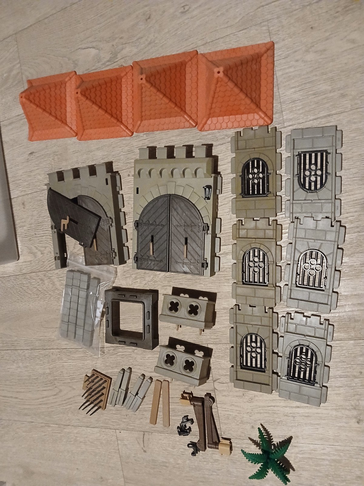 Onderdelen kasteel toren muur poort balkon bij ridders, Ophalen of Verzenden, Gebruikt, Losse onderdelen
