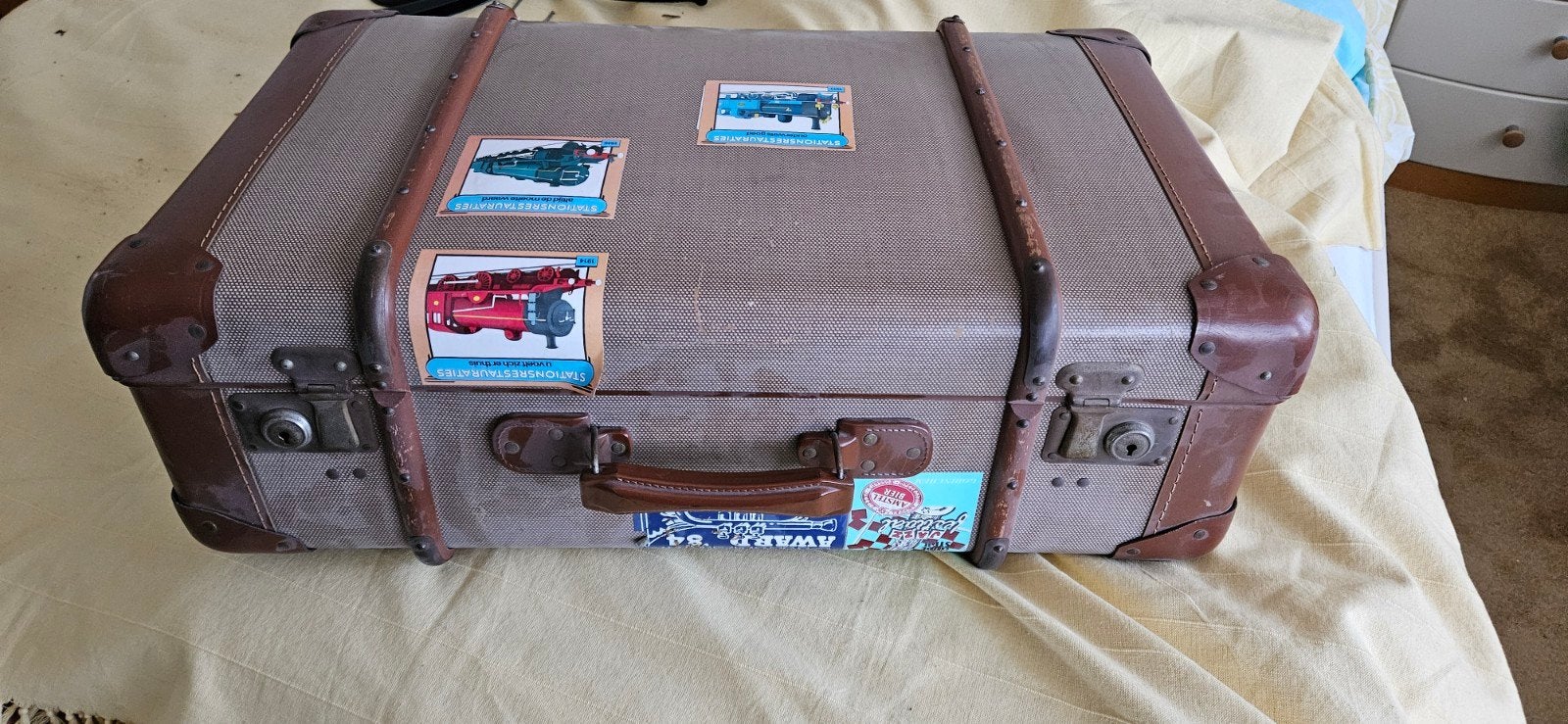 Vintage Koffer - Decoratief zonder sleutel, Verzenden