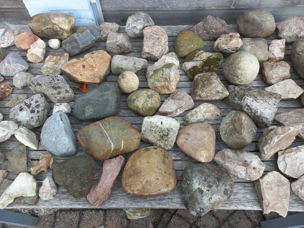 Gratis sierstenen en waterval, Tuin en Terras, Ophalen, Gebruikt, Overige materialen, Overige typen