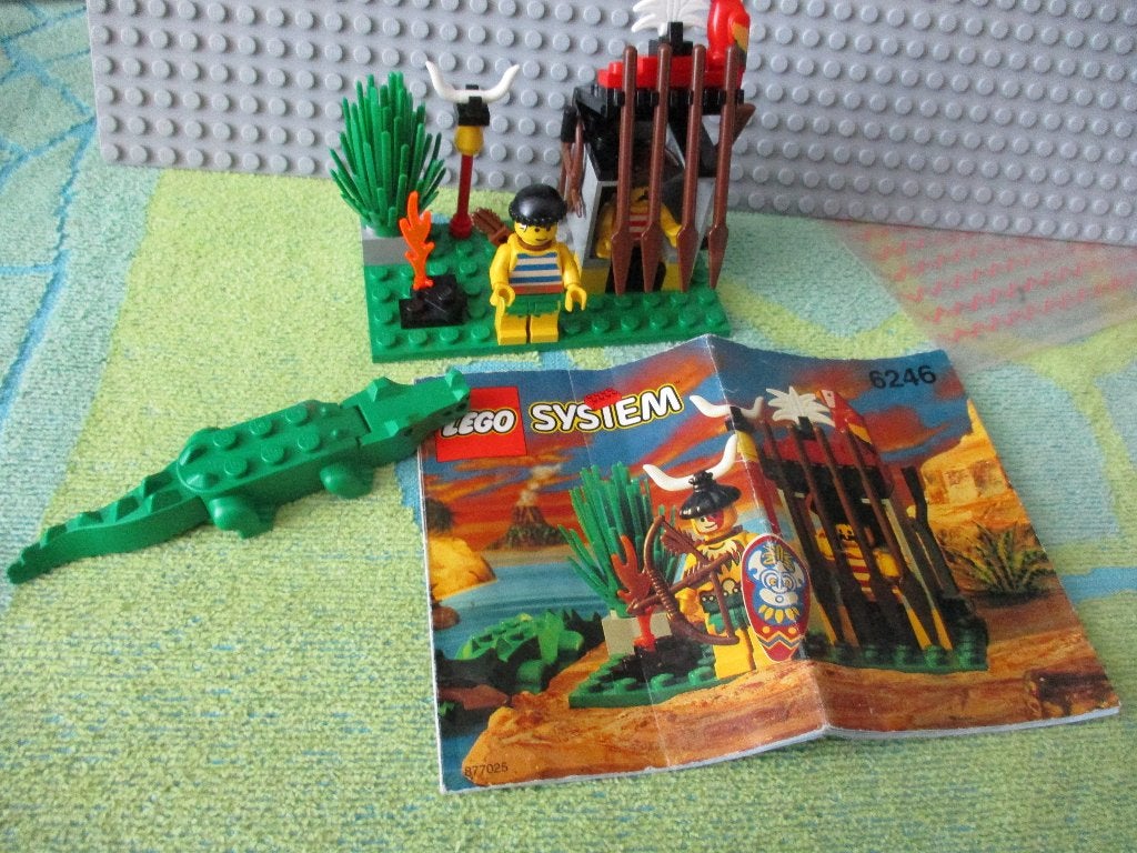 lego Set 6246 Crocodile Cage, Ophalen of Verzenden, Gebruikt, Complete set, Duplo