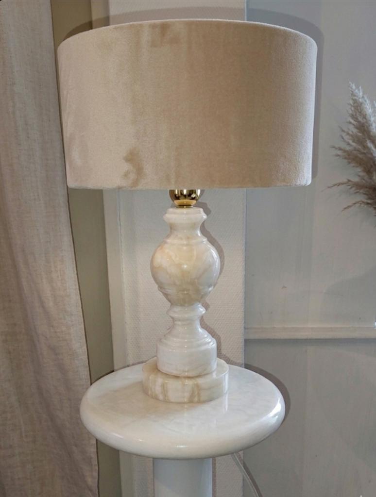 Exclusieve Vintage Albasten Lamp Aura Peeperkorn Landelijk e, Ophalen of Verzenden, Minder dan 50 cm