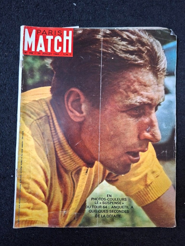 Paris Match, no 798 1964, Ophalen of Verzenden, Gelezen, Lopen en Fietsen