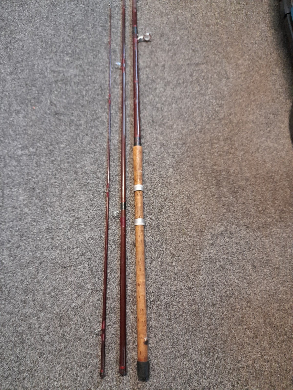 Vintage Splicane Hengel, 3 delig, Ophalen of Verzenden, Gebruikt, Werphengel