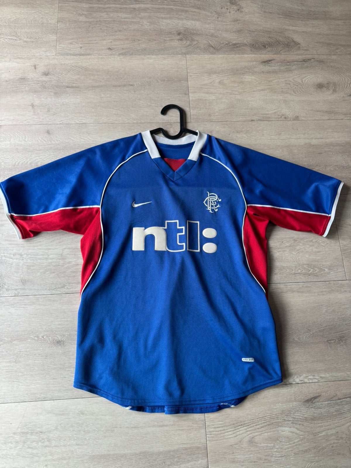 Glasgow Rangers Thuisshirt 2001/02  | Maat S/M | Vintage, Ophalen of Verzenden, Zo goed als nieuw, Shirt