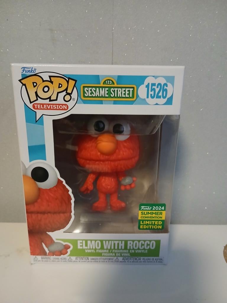 Funko Pop! Sesame Street Elmo with Rocco #1526 NIEUW, Ophalen of Verzenden, Nieuw