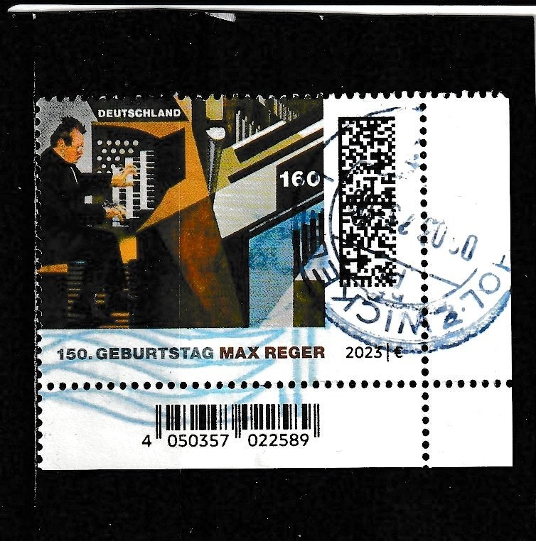 Mi 3753 hoekstuk gestempeld, Ophalen of Verzenden, 1990 tot heden, Gestempeld