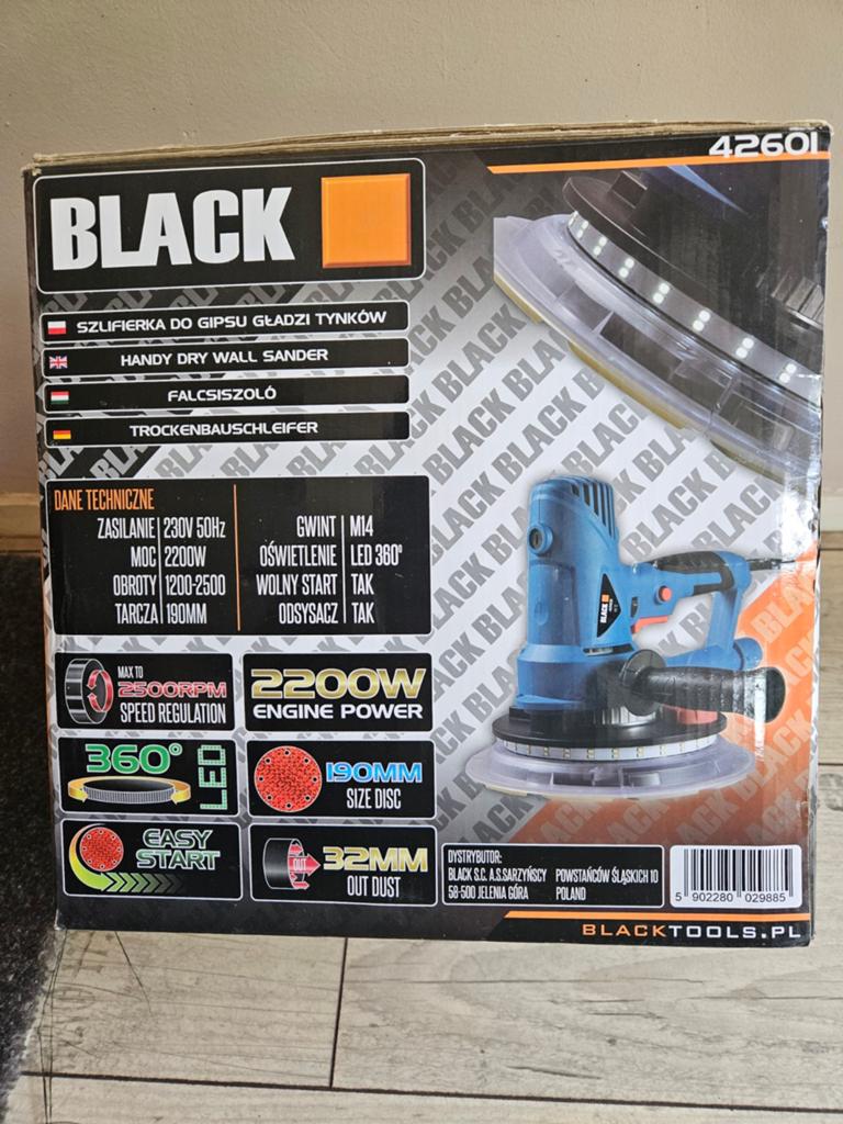Nieuw Stukdoor schuurmachines van merk black met LED, Ophalen of Verzenden, Nieuw, Minder dan 600 watt