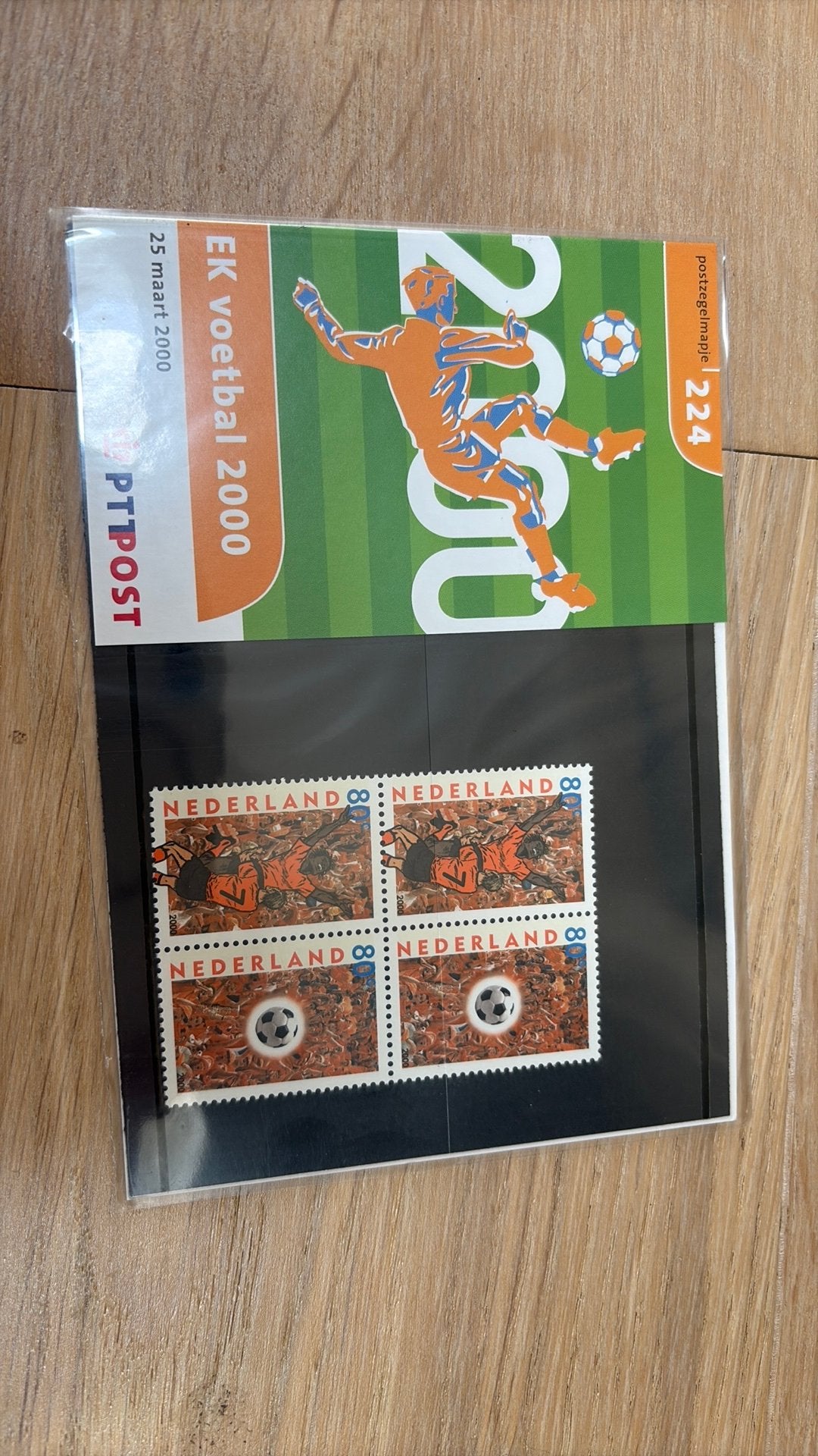 Ek voedbal 2000 postzegels, Postzegels en Munten, Ophalen of Verzenden, Na 1940, Postfris
