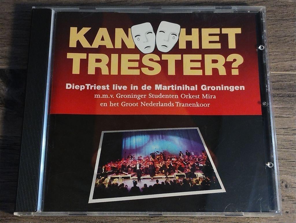 Diep Triest ‎– Kan Het Triester?, Ophalen of Verzenden, Zo goed als nieuw, Levenslied of Smartlap