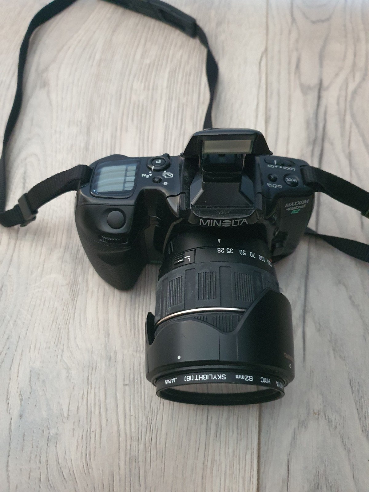 Minolta Spiegelreflexcamera met Tamron lens, Audio, Tv en Foto, Fotocamera's Analoog, Ophalen of Verzenden, Gebruikt, Spiegelreflex