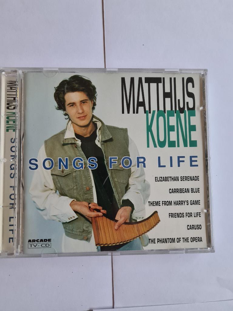5093 matthijs koene - songs for life, Verzenden, Zo goed als nieuw