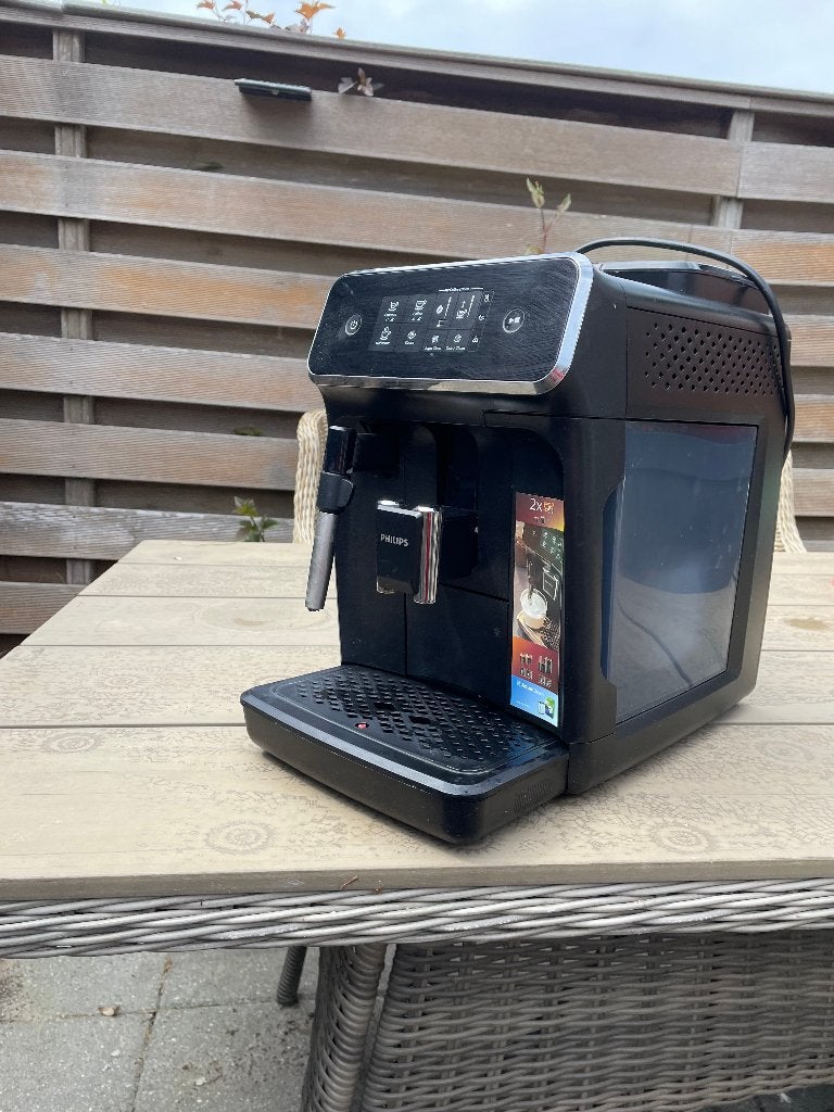 Philips Volautomatische Espressomachine - Zwart, Witgoed en Apparatuur, Ophalen, Gebruikt, Koffiemachine, Koffiebonen