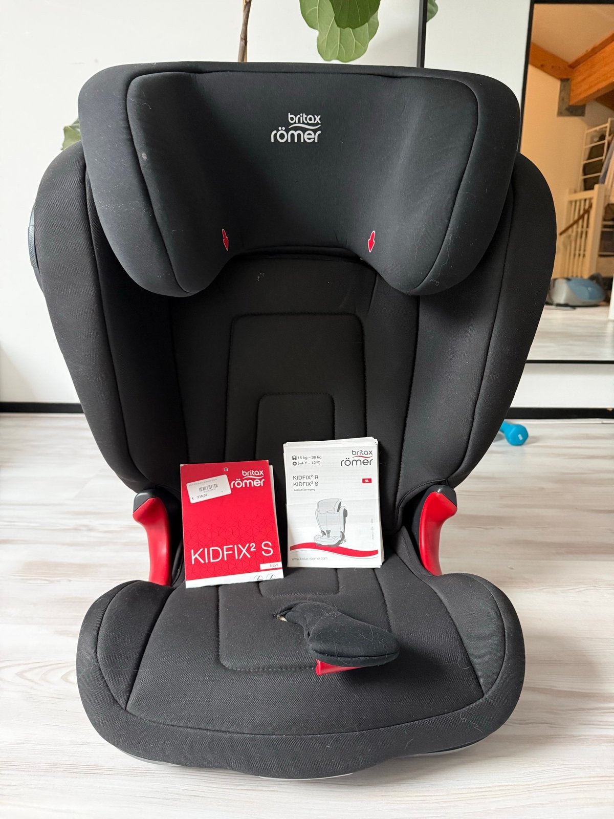 Britax Römer KIDFIX 2 S autostoel - Zwart, Romer, Gebruikt, 15 t/m 36 kg, Verstelbare rugleuning