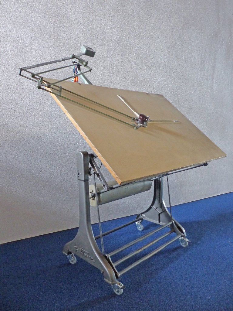 vintage Kuhlman tekentafel, Ophalen, Gebruikt