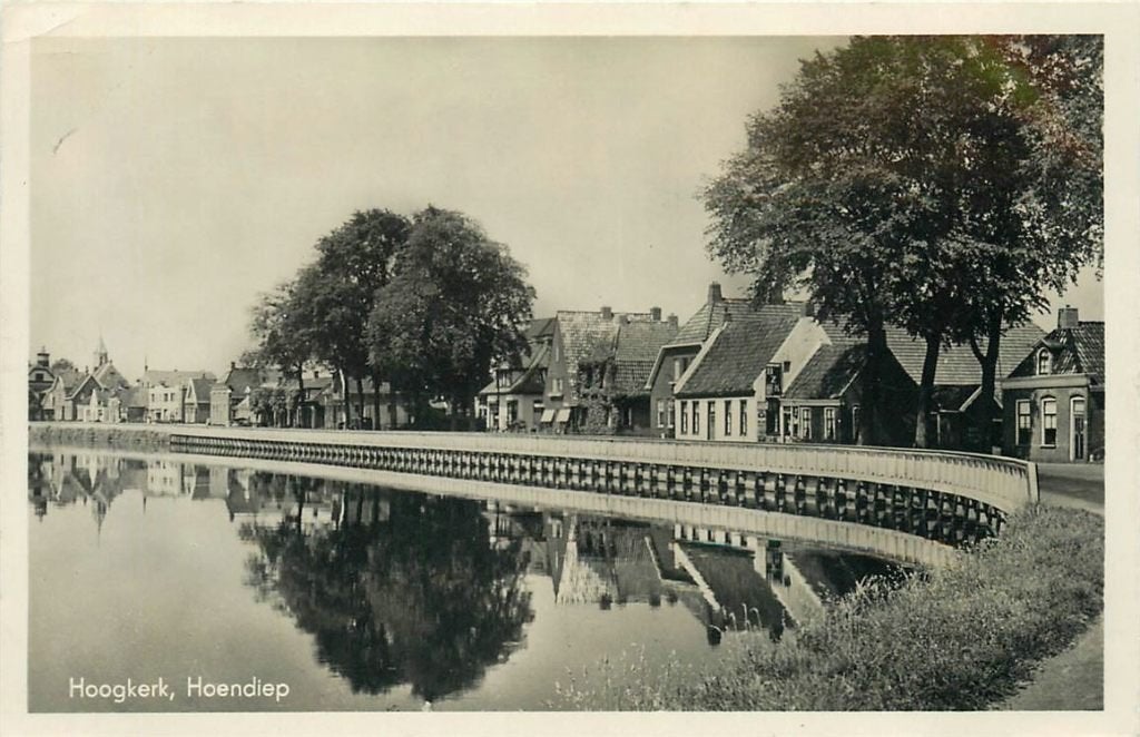 378-377-037 Hoogkerk Hoendiep, Verzamelen, Ansichtkaarten | Nederland, Verzenden, Voor 1920, Groningen