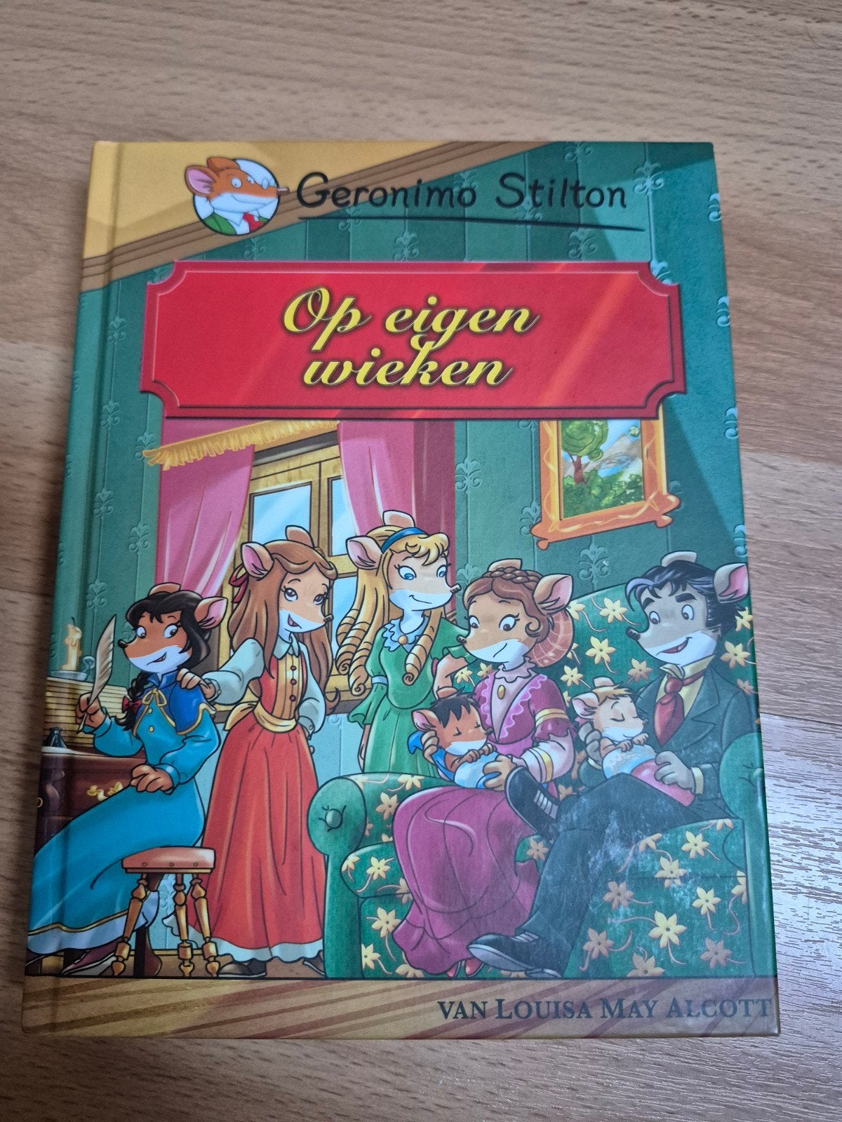 Geronimo Stilton: Op eigen wieken - Louisa May Alcott, Ophalen of Verzenden, Zo goed als nieuw, Louisa May Alcott, Fictie algemeen