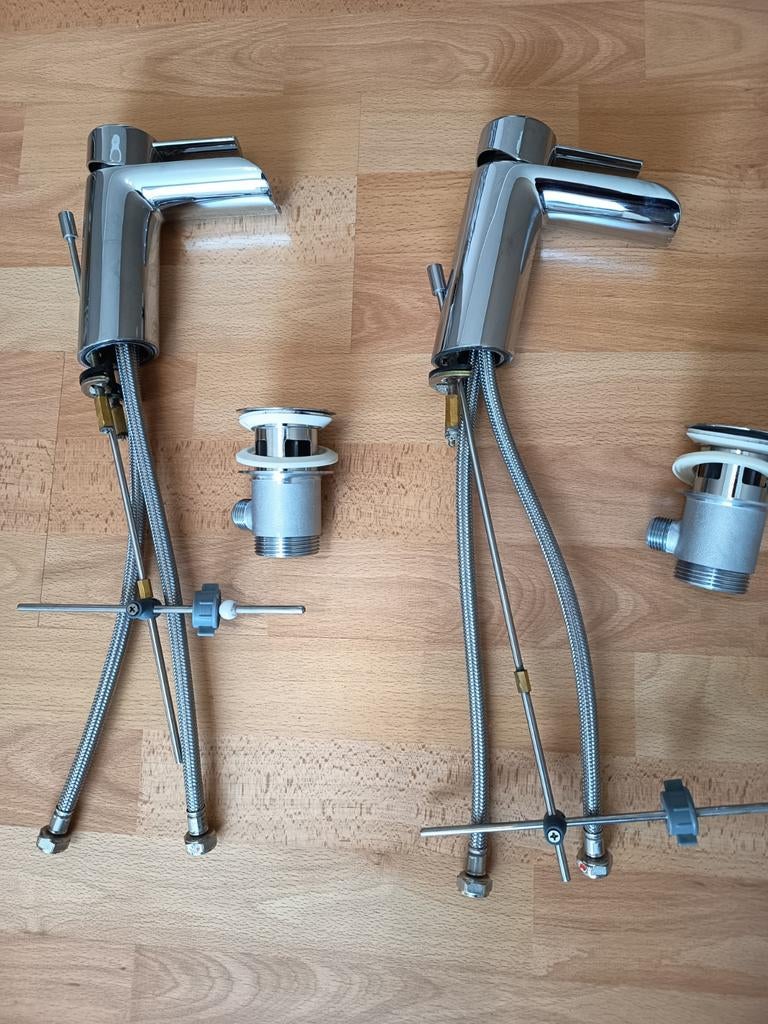 Wastafelkraan 2 stuks, Verzenden, Zo goed als nieuw, Kraan