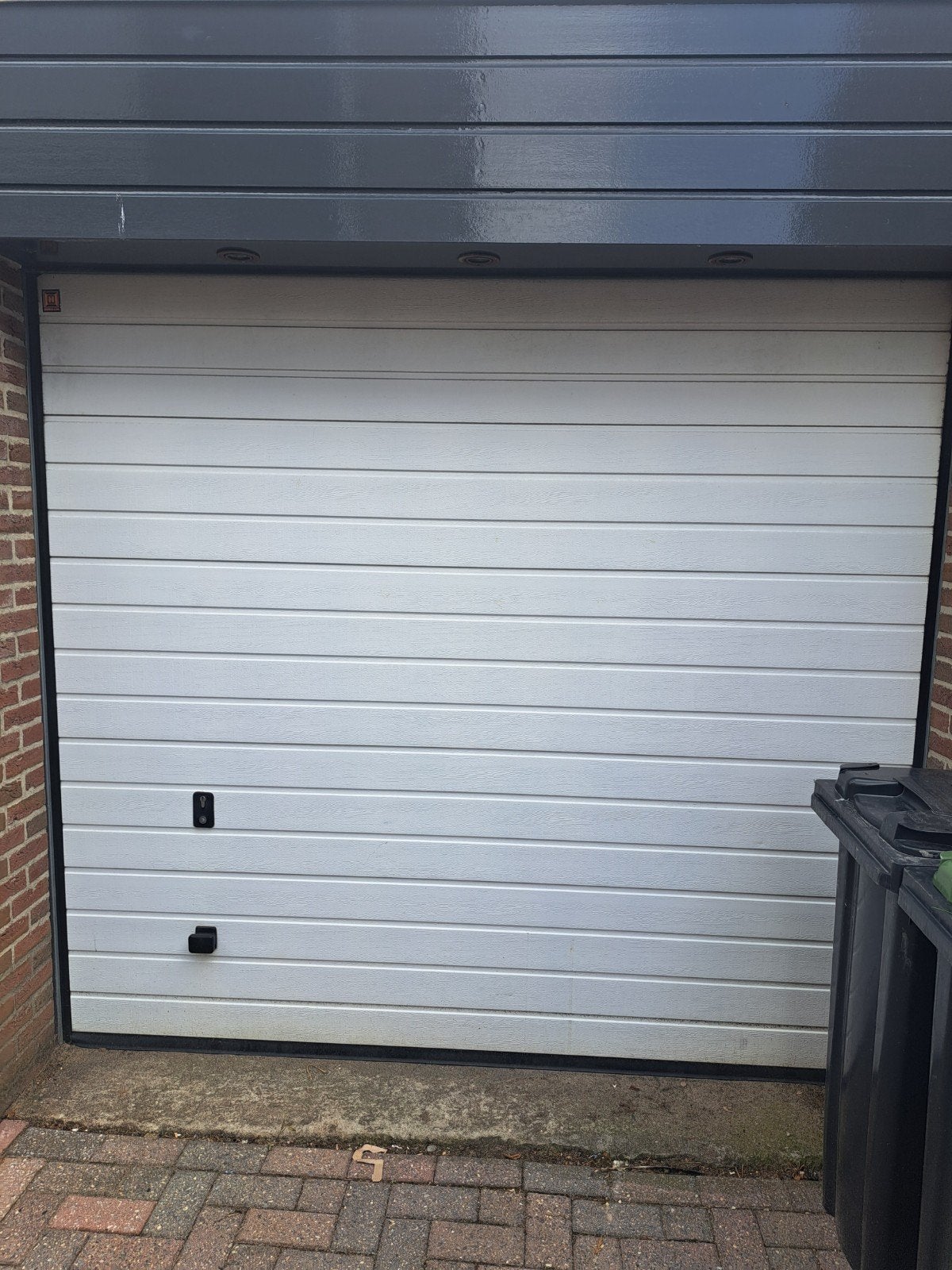 Hormann roldeur garagedeur 240x230 cm (ophangbreedte 270 cm), Ophalen, Kunststof, Gebruikt, Garagedeur