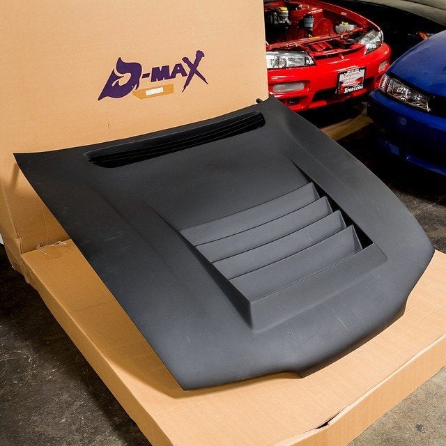 D-Max D1 SPEC motorkap carbon / FRP - Nissan 200sx S14, Ophalen of Verzenden