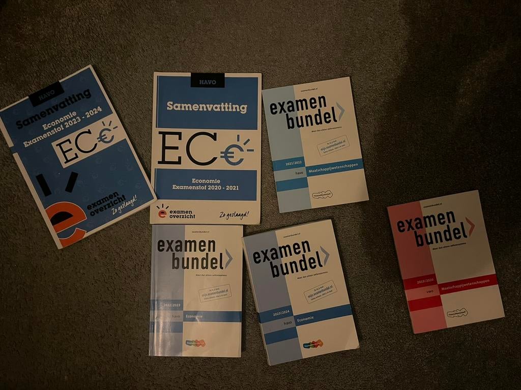 Examenbundels/samenvattingen - economie en maatschappij, Ophalen