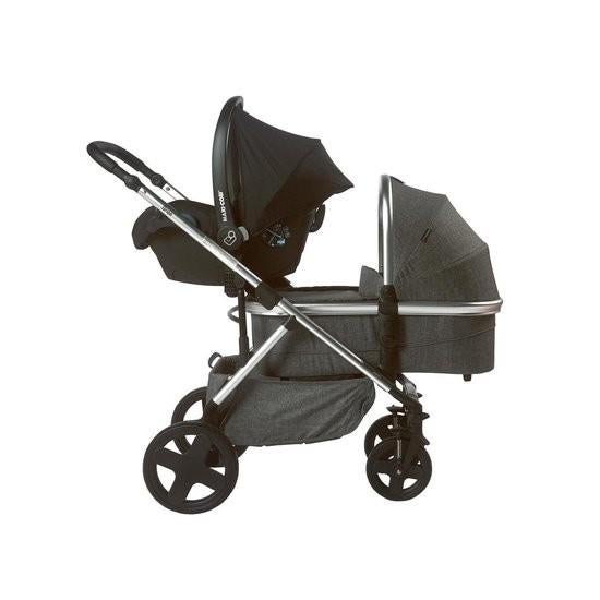 Wandelwagen DUO TWEELING Titanium Baby Beeyu, Kinderen en Baby's, Kinderwagens en Combinaties, Ophalen of Verzenden, Gebruikt