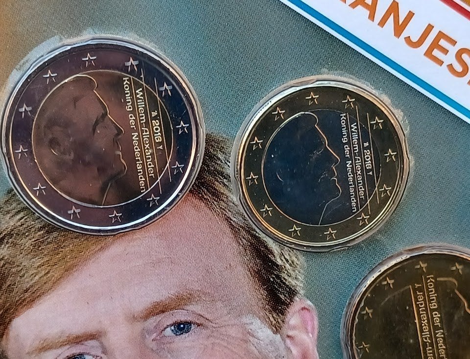 Oranjeset 2016 Euromunten - Nederland kleurt oranje, Verzenden, Koningin Beatrix, Euro's, Setje