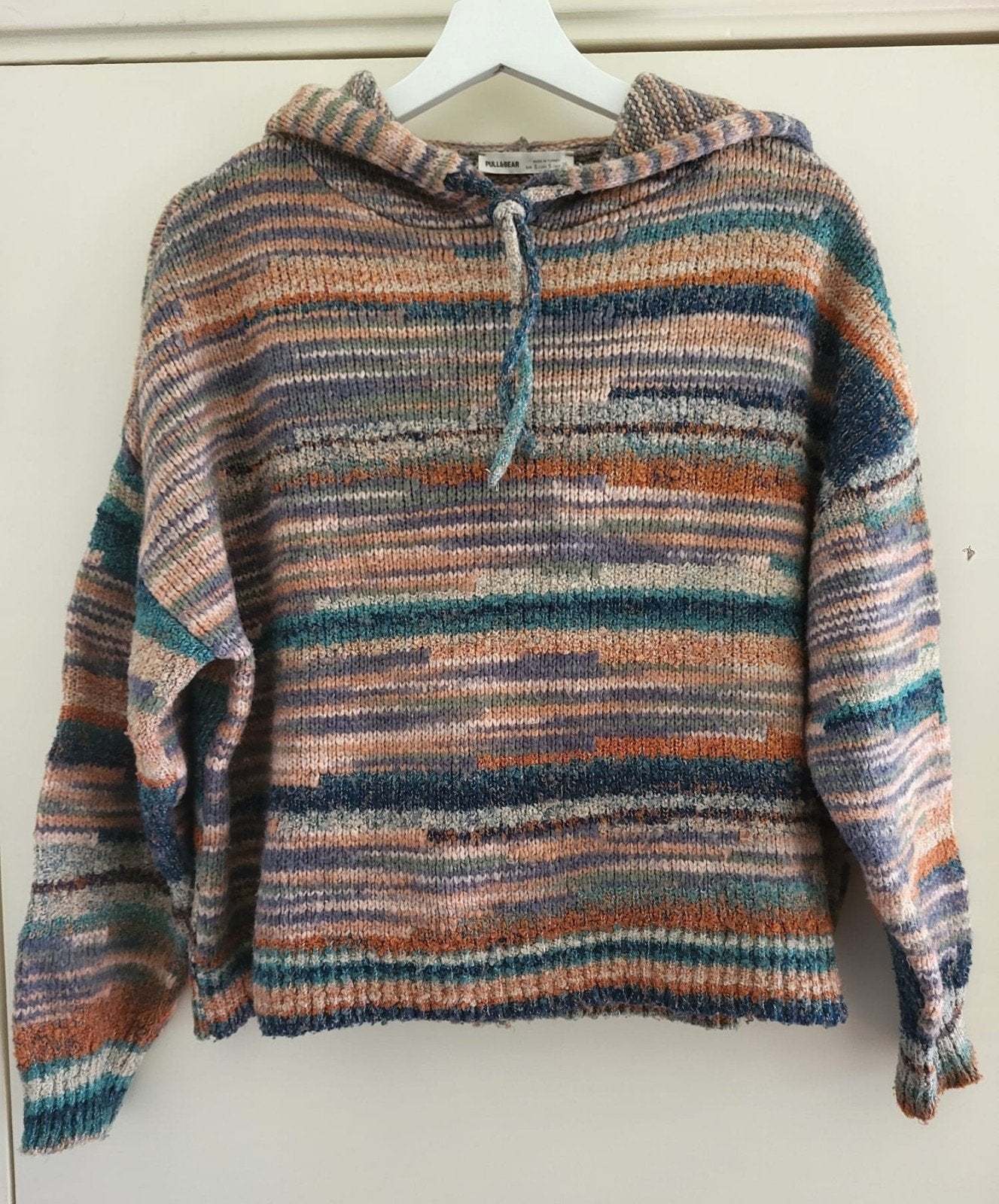 Hoodie van Pull&Bear, Overige kleuren, Verzenden, Zo goed als nieuw, Maat 36 (S)