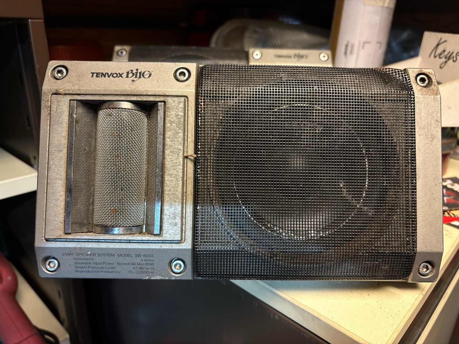 Tenvox Bijo SB-8003R 2-weg speakersysteem, Ophalen, Gebruikt
