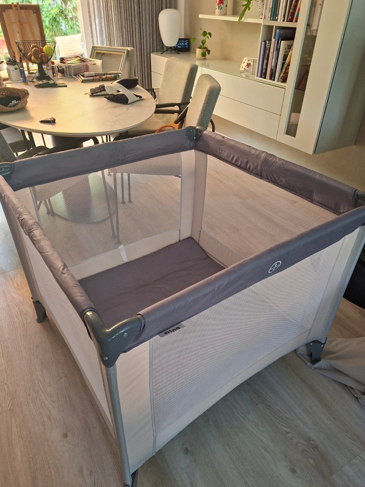 inklapbare box, Kinderen en Baby's, Boxen, Ophalen, Zo goed als nieuw, Vierkant