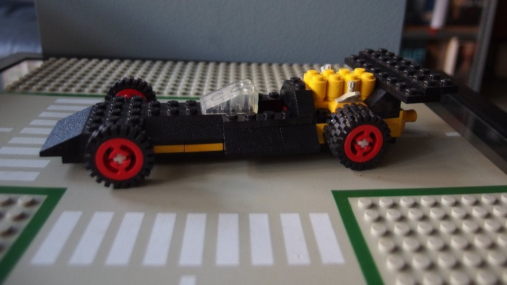 LEGO 491 Formula 1 racer, Kinderen en Baby's, Gebruikt, Lego, Ophalen of Verzenden, Compleet