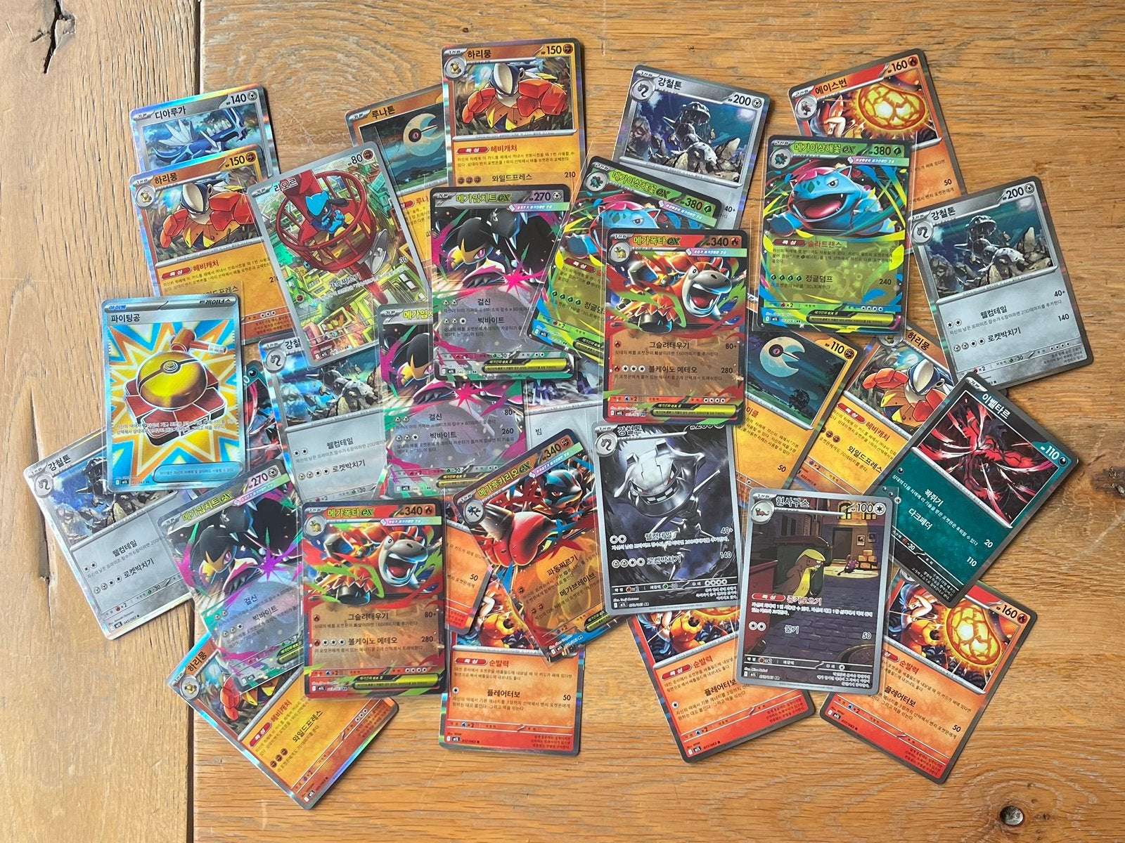 Pokemon kaarten M1L Mega Brave Koreaans 400+-, Ophalen of Verzenden, Nieuw, Meerdere kaarten, Foil