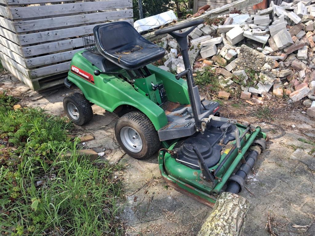 MTD Frontmaaier - Motor defect, Tuin en Terras, Ophalen, Gebruikt, MTD, 90 tot 120 cm