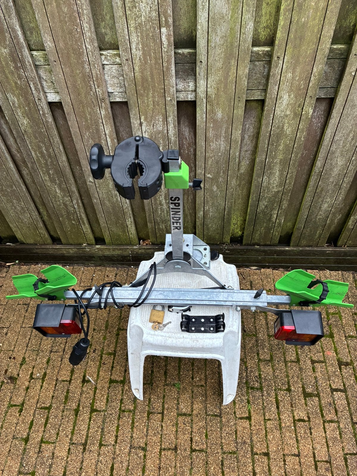 Spinder Colibri fietsdrager voor 1 fiets., Auto diversen, Fietsendragers, Gebruikt, Trekhaakdrager, 1 fiets, Ophalen of Verzenden