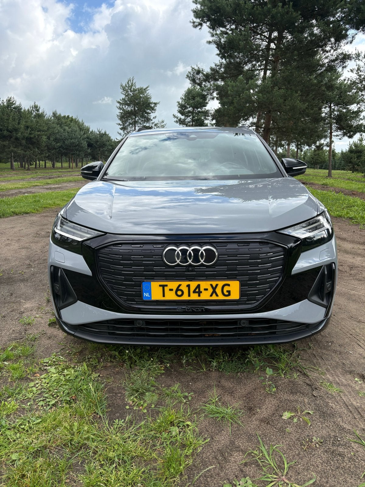 Audi Q4 e-tron 35 E-tron 52kWh 170pk 2022 Grijs, Auto's, Audi, Automaat, Achterwielaandrijving, 510 min, 95 pk
