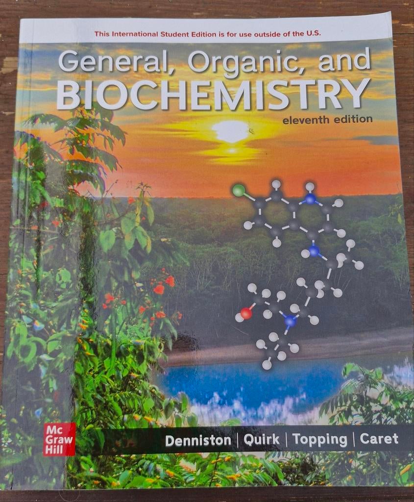 General, Organic, and Biochemistry, eleventh edition, Ophalen of Verzenden, Beta, Gelezen, HBO