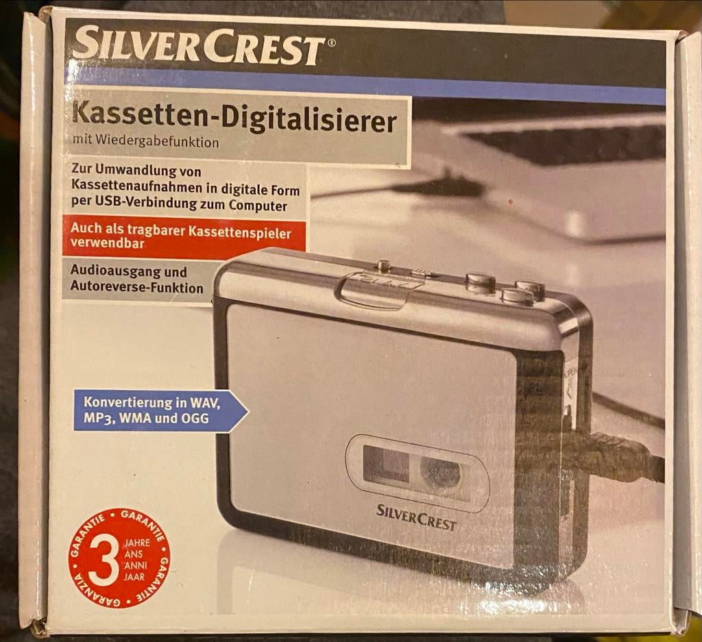 SilverCrest Kassetten-Digitalisierer & Draagbare Speler, Audio, Tv en Foto, Walkmans, Discmans en Minidiscspelers, Walkman, Ophalen of Verzenden