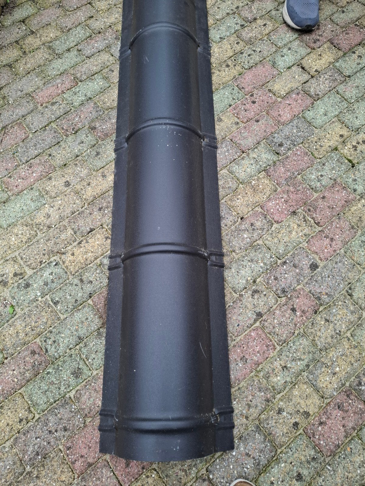 Nokplaat zwart aluminium 232 cm (2 stuks), Ophalen