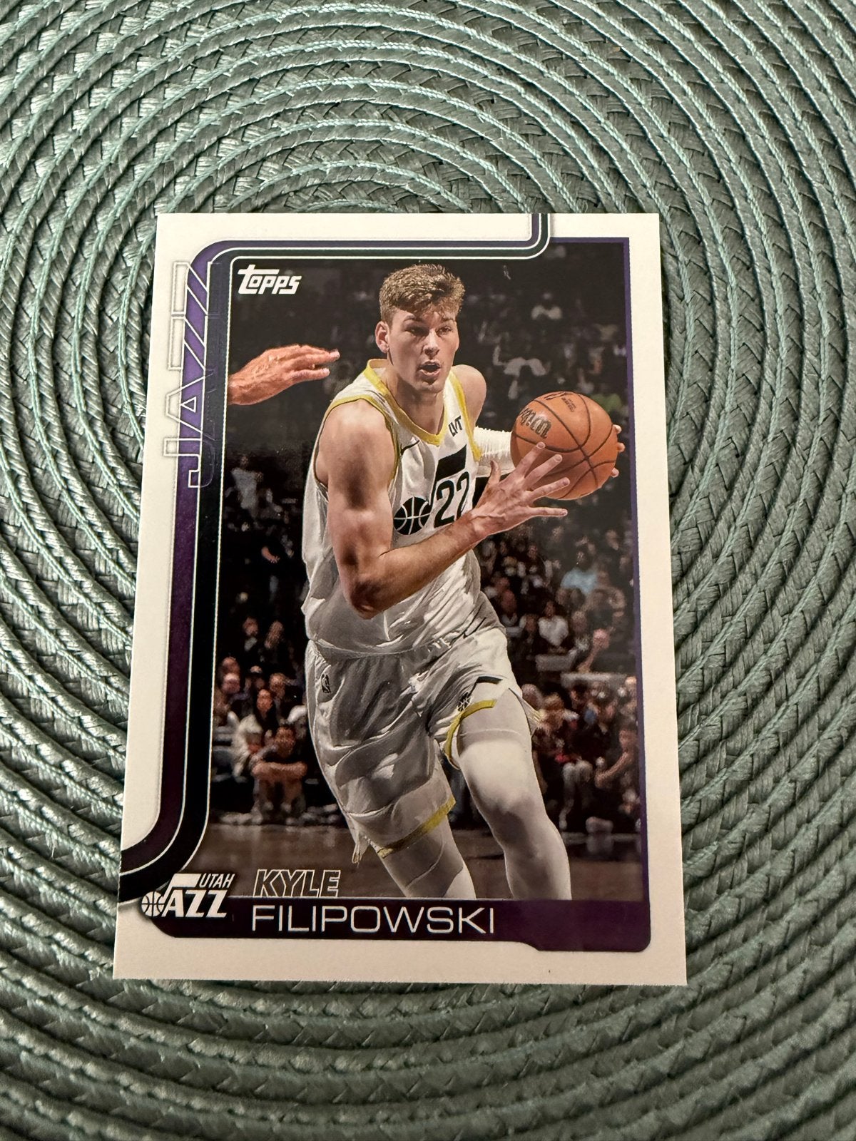 Kyle Filipowski Topps NBA Rookie Kaart Utah Jazz, Ophalen of Verzenden, Nieuw, Overige sporten, Spelerskaart