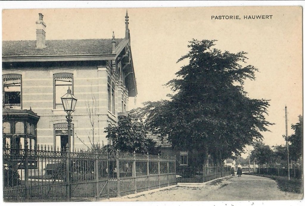 Hauwert - Pastorie, Verzenden, 1920 tot 1940, Ongelopen, Noord-Holland