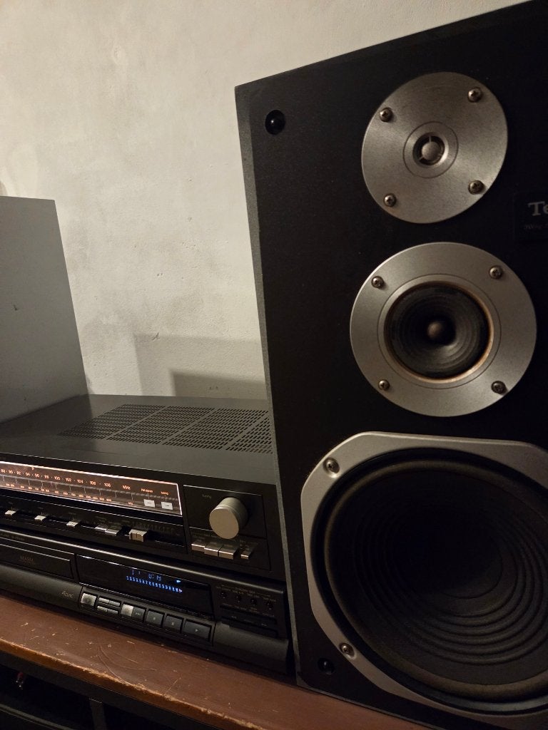 Technics Stereo set compleet met speakers, Tuner of Radio, Losse componenten, Zo goed als nieuw, Ophalen