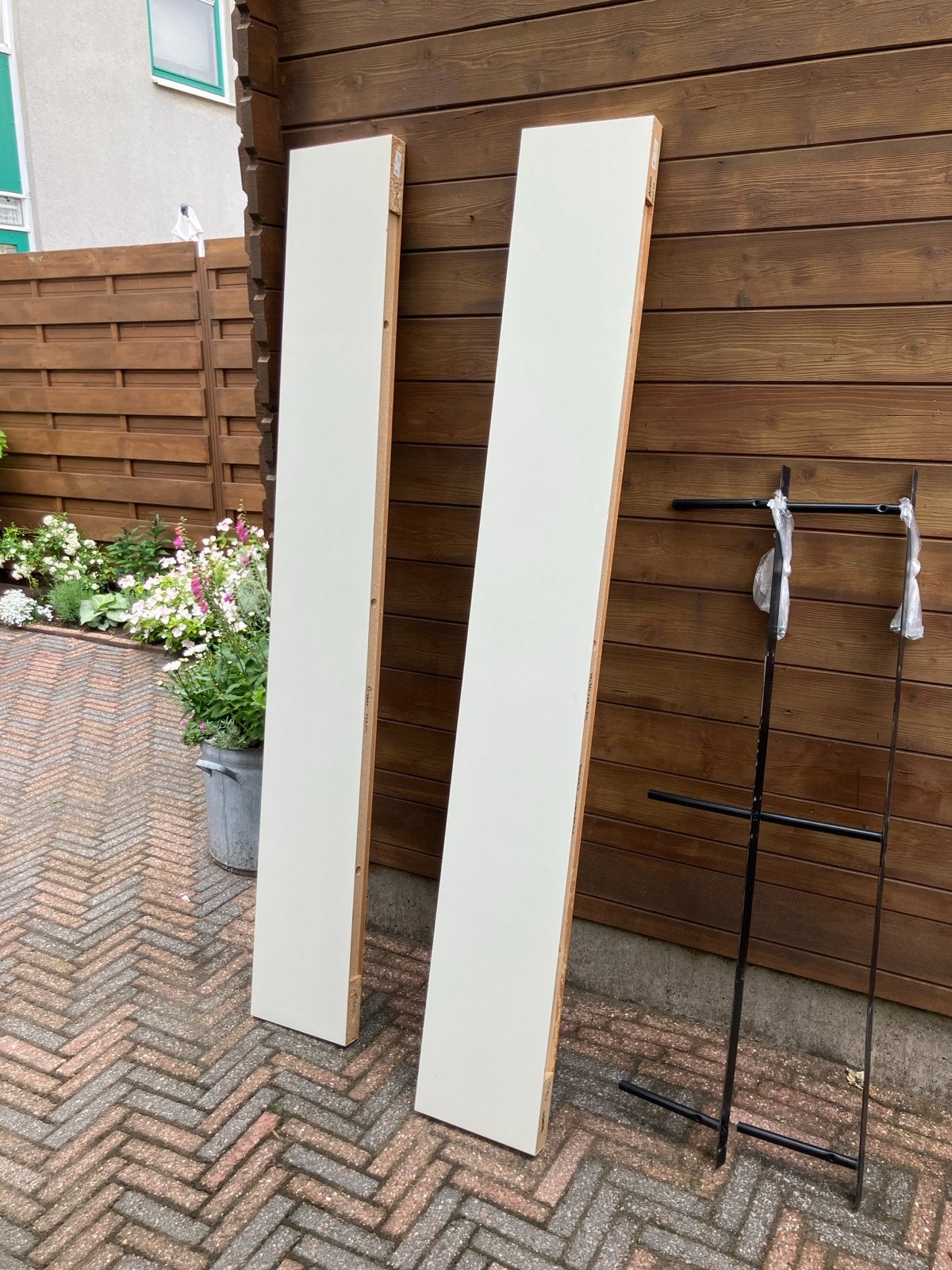 IKEA LACK plank wit - 2 stuks, Ophalen, Met plank(en), Zo goed als nieuw, Minder dan 150 cm